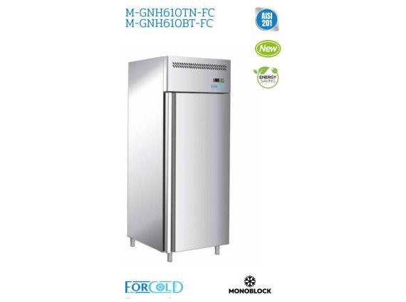 Frigorifero Forcold mod. M-GNH610TN-FC inox 605 litri, positivo 0/+8°.